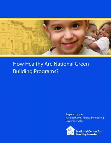 How Healthy Are National Green Building Programs?