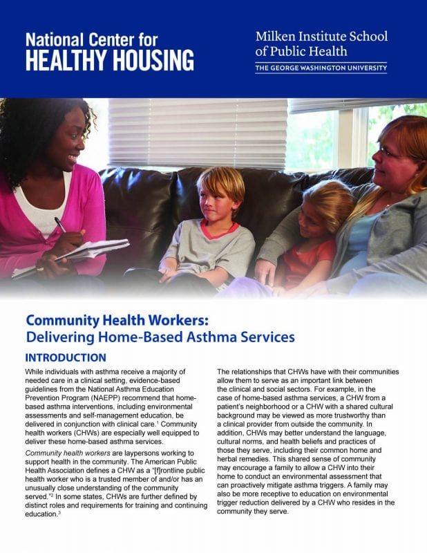 Community Health Workers: Delivering Home-Based Asthma Services