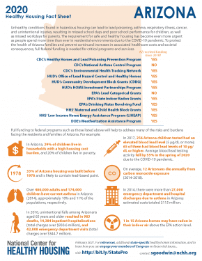 Healthy Housing Fact Sheet - Arizona 2020
