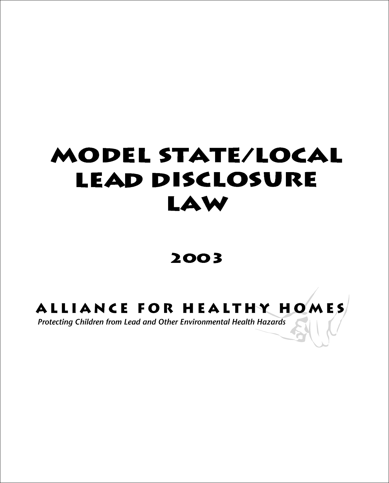 Model State/Local Lead Disclosure Law