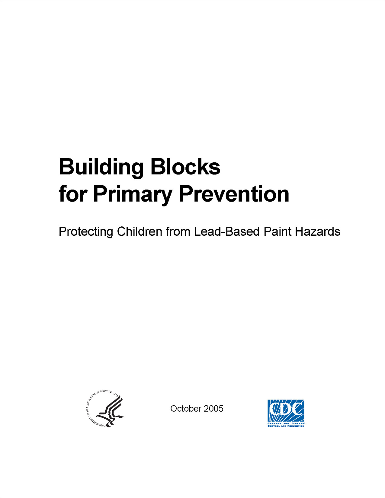 AFHH - Building Blocks for Primary Prevention