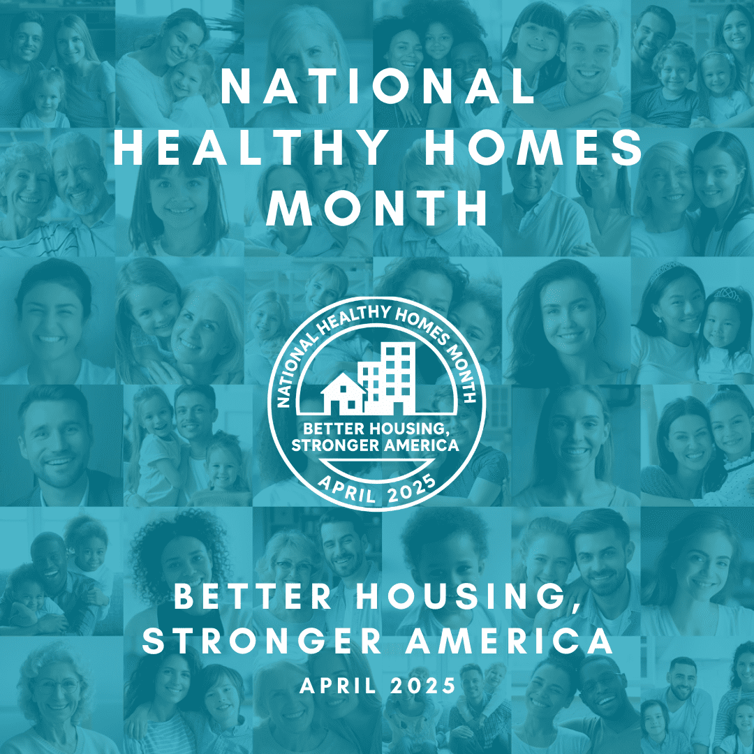Unofficial National Healthy Homes Month 2025 Instagram announcement post
